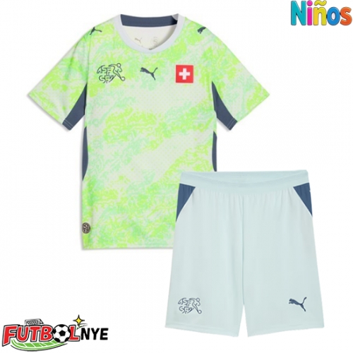 Camiseta Suiza Visitante Equipación para niños Mundial 2026 manga corta (+ pantalones cortos)